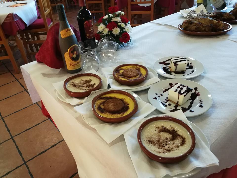 Postres caseros — Restaurante Venta Dólar